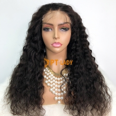 Natural #1b Brazilian Virgin Human Hair 4x4 Swiss HD wig Indian Curly