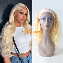 613# Brazilian Virgin Human Hair Head Band Wig Body Wave