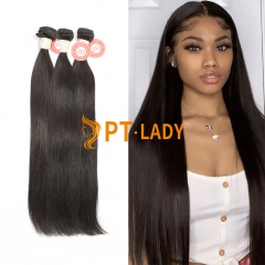 #1b Peruvian Virgin Human Hair Weft Straight