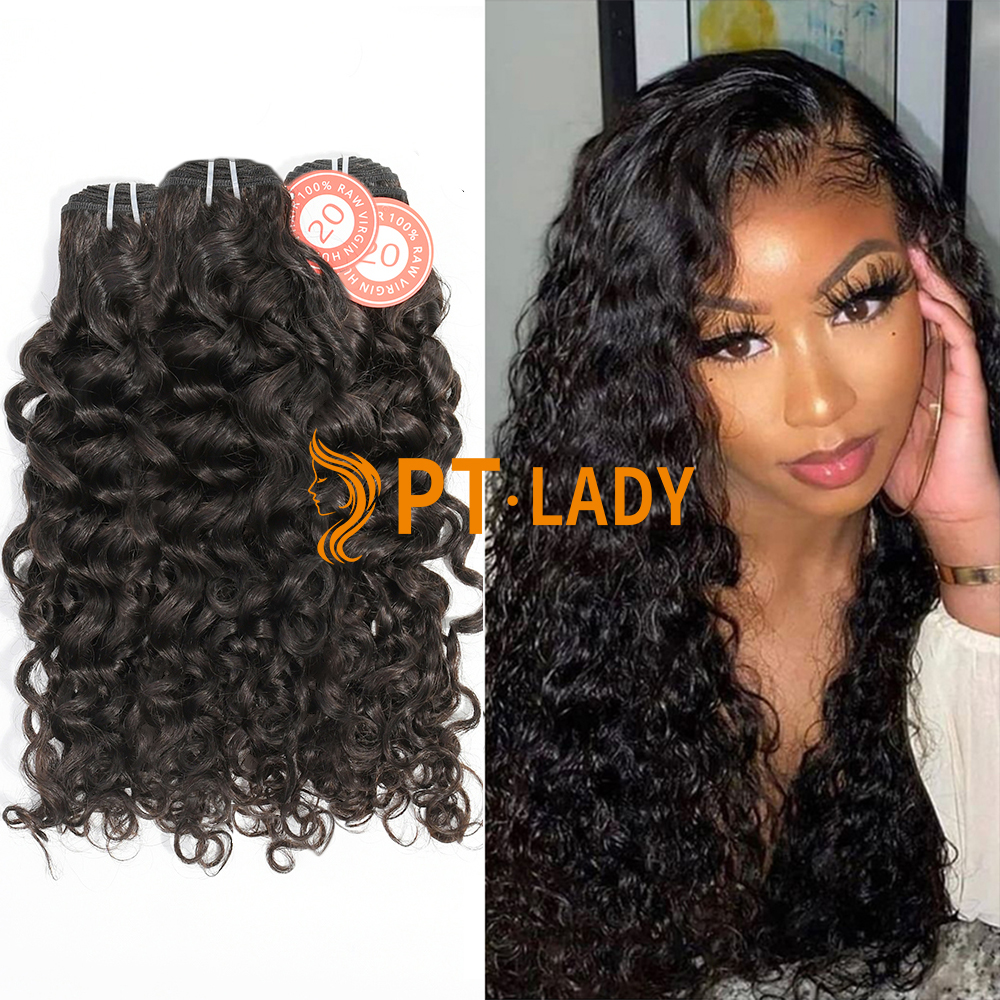 #1b Peruvian Virgin Human Hair Weft italy curly