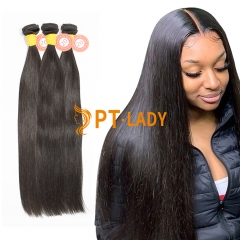 #1b Brazilian Raw Human Hair Weft Straight