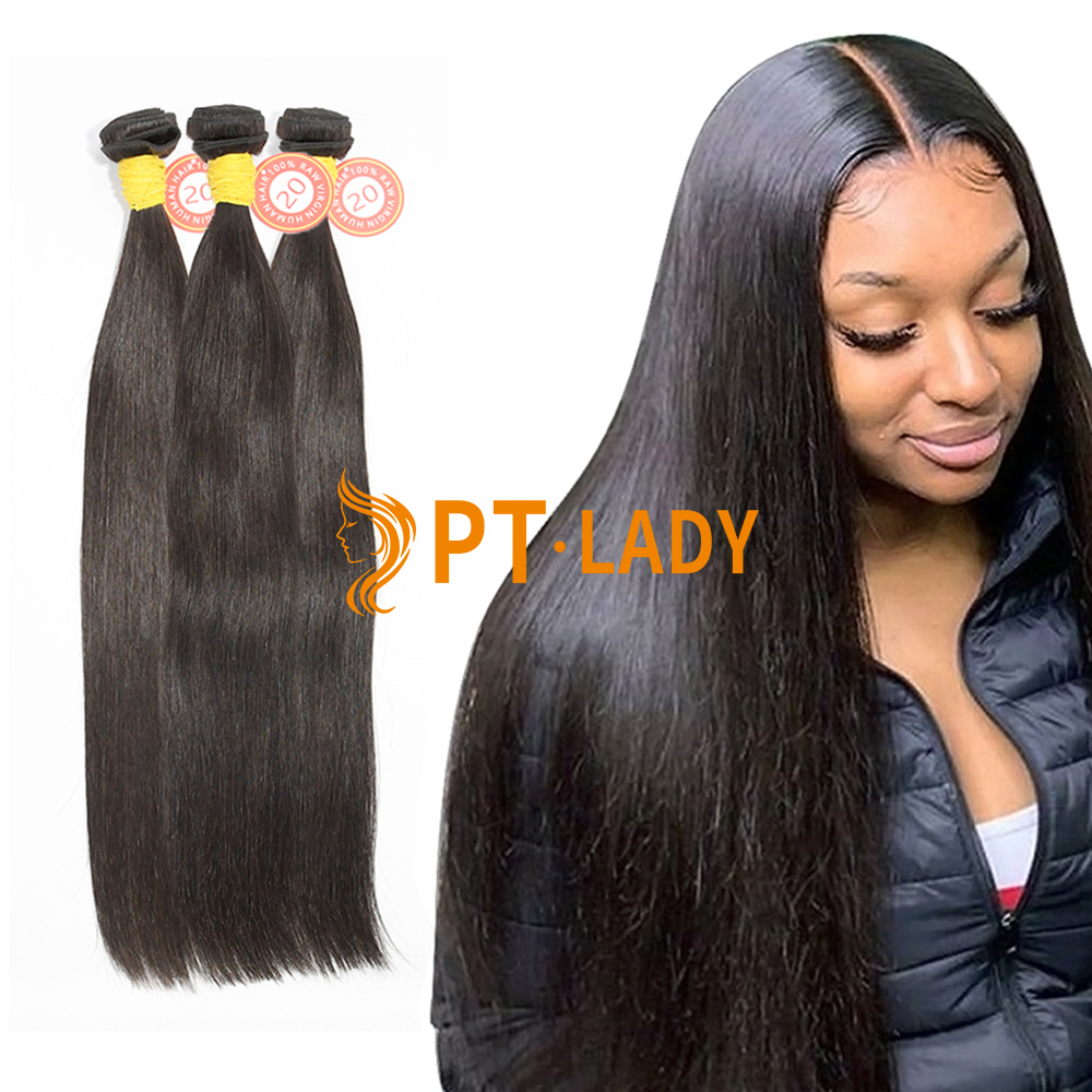 #1b Peruvian Raw Human Hair Weft Straight