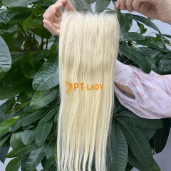 Blonde #613 European Virgin Human Hair HD 5×5 Lace Closure Straight