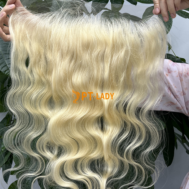 Blonde #613 European Virgin Human Hair HD 13×6 Lace Frontal Body Wave