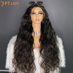 Natural #1b Brazilian Raw Human Hair 13x4 Swiss HD wig Body Wave