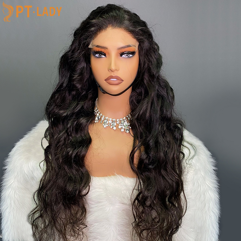 Natural #1b BrazilianVirgin Human Hair 5x5 Swiss HD wig LooseWave