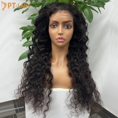 Natural #1b Brazilian Raw Human Hair 5x5 Swiss HD wig Deep Wave