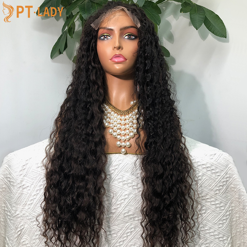 Natural #1b Brazilian Raw Human Hair 5x5 Swiss HD wig IndianCurly