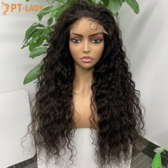 Natural #1b Brazilian Virgin Human Hair 5x5 Swiss HD wig IndianWavy